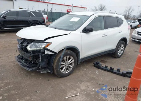 2016 Nissan Rogue Sv z USA, uszkodzony, nr VIN JN8AT2MV7GW154018